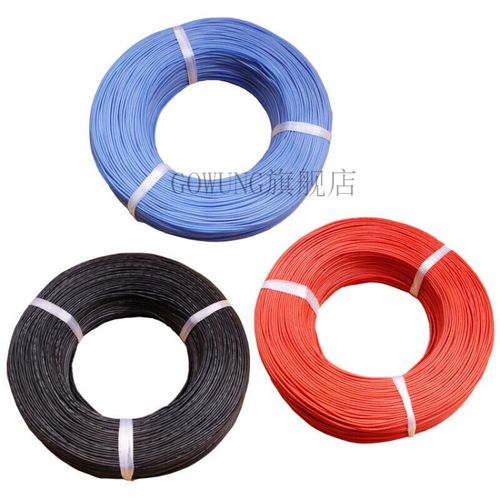 坚弓ul3239硅胶线 8 10 12awg 柔软耐高温 200度高温导线 3kv高压电线